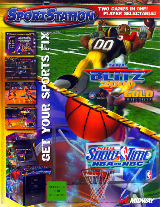 NFL Blitz 2000 MAME2003Plus Game Cover